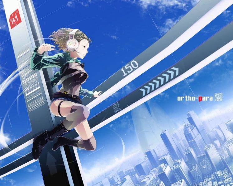 anime, Anime Girls, Techno, Original Characters HD Wallpaper Desktop Background
