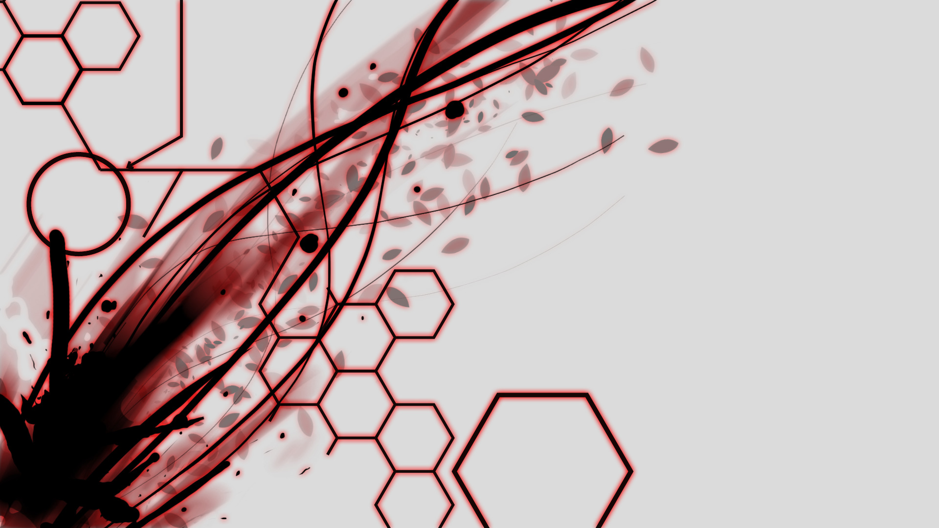 abstract, Simple Background, Streaks, Hexagon Wallpaper