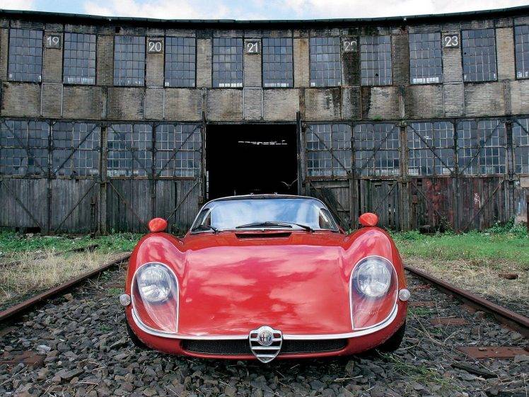 old Car, Alfa Romeo, 1967 33 Stradale HD Wallpaper Desktop Background