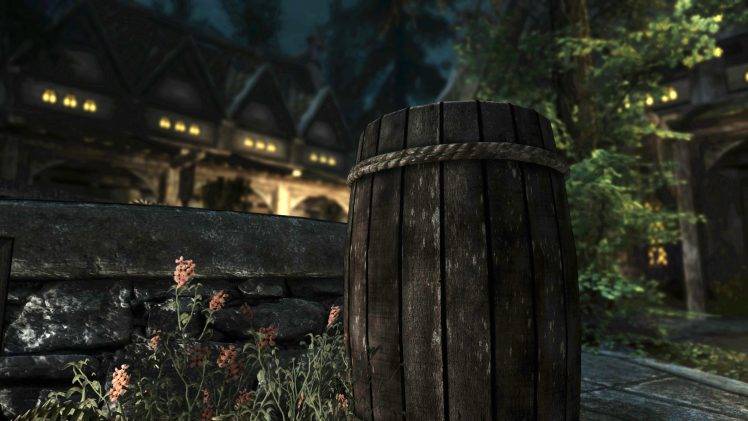 The Elder Scrolls V: Skyrim, Nature, Town HD Wallpaper Desktop Background