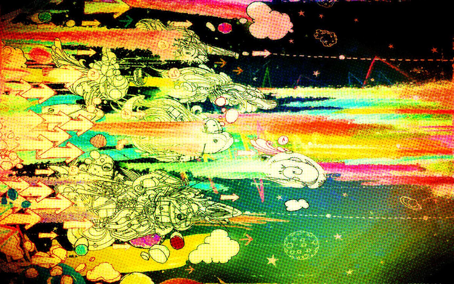 abstract, Matei Apostolescu, Colorful Wallpaper