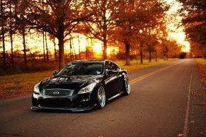 car, Road, Trees, Rims, Stance