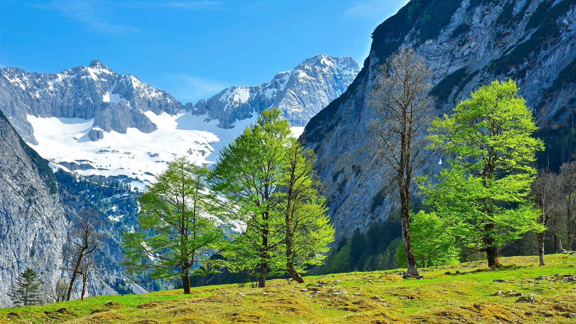 landscape, Nature, Alps Wallpaper