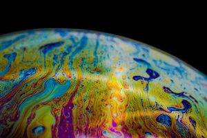 soap, Bubbles, Macro, Abstract, Colorful, Photography, Black Background