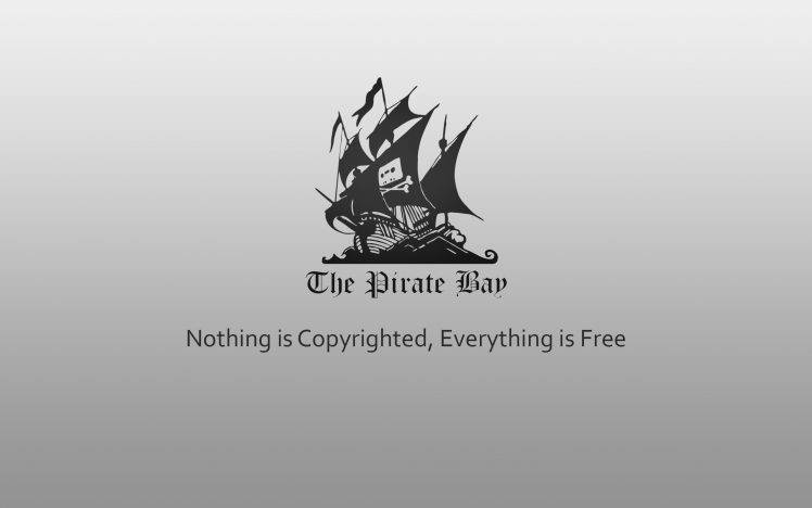 typography, Piracy, Pirates, Simple Background, Logo HD Wallpaper Desktop Background