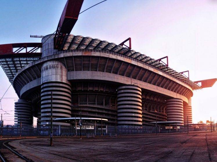 stadium, Soccer, Milan, AC Milan, Inter Milan, Italy HD Wallpaper Desktop Background