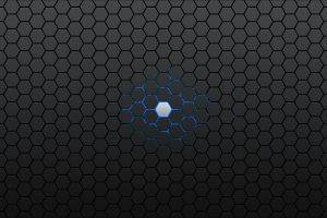 Android (operating System), Hexagon, Geometry, Blue, Gray, Artwork, Digital Art, Abstract