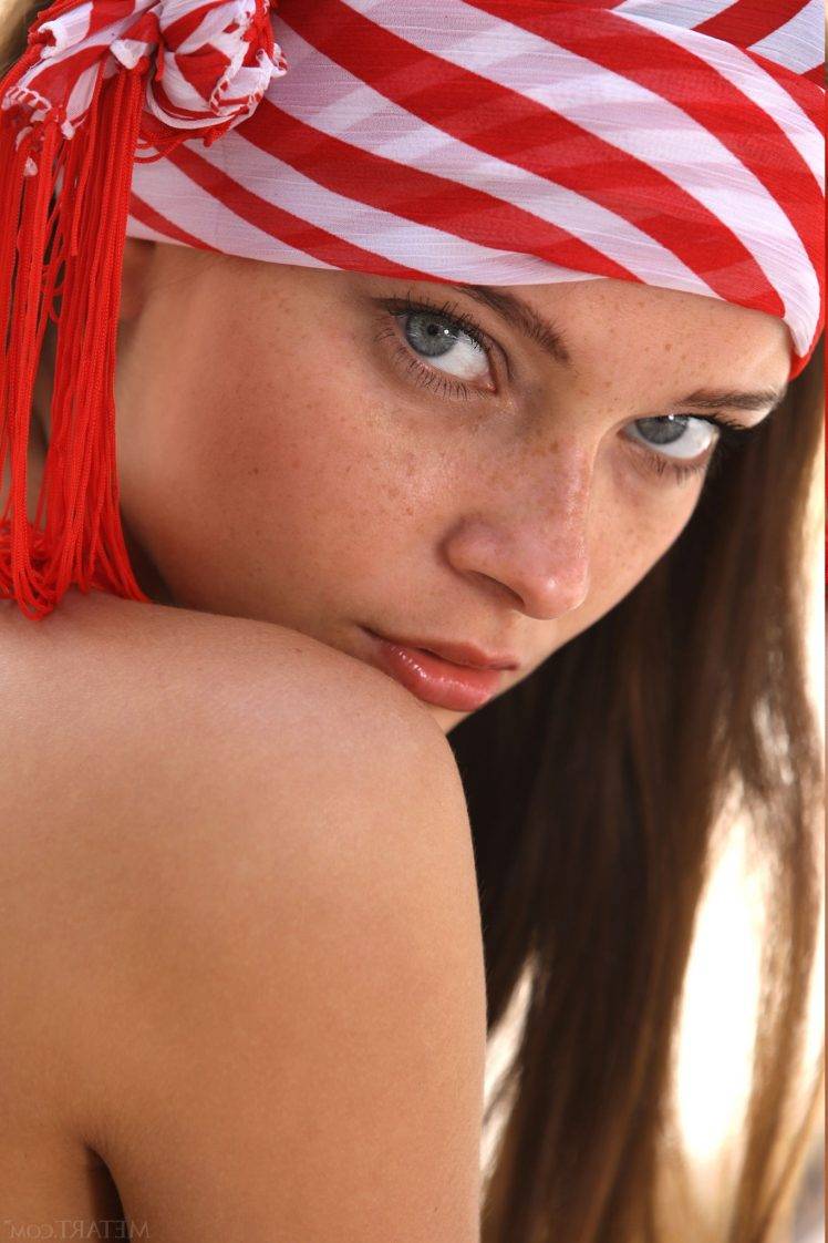 Indiana A, Women, Brunette, Blue Eyes, Closeup, Portrait, Face HD Wallpaper Desktop Background
