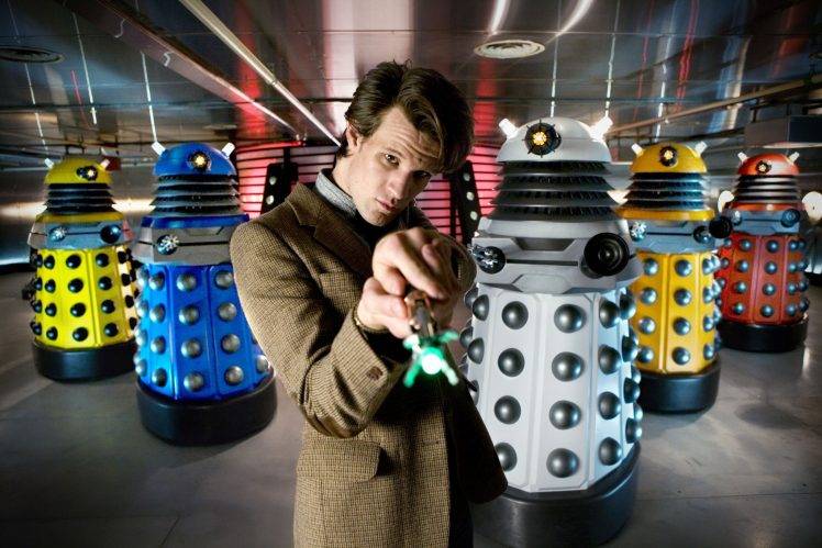 TV, Doctor Who, Matt Smith, Daleks, Eleventh Doctor HD Wallpaper Desktop Background