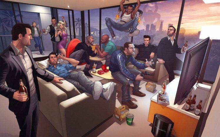 Grand Theft Auto V, Music, Video Games HD Wallpaper Desktop Background