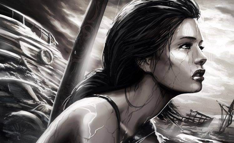 Lara Croft, Tomb Raider, Video Games, Artwork HD Wallpaper Desktop Background