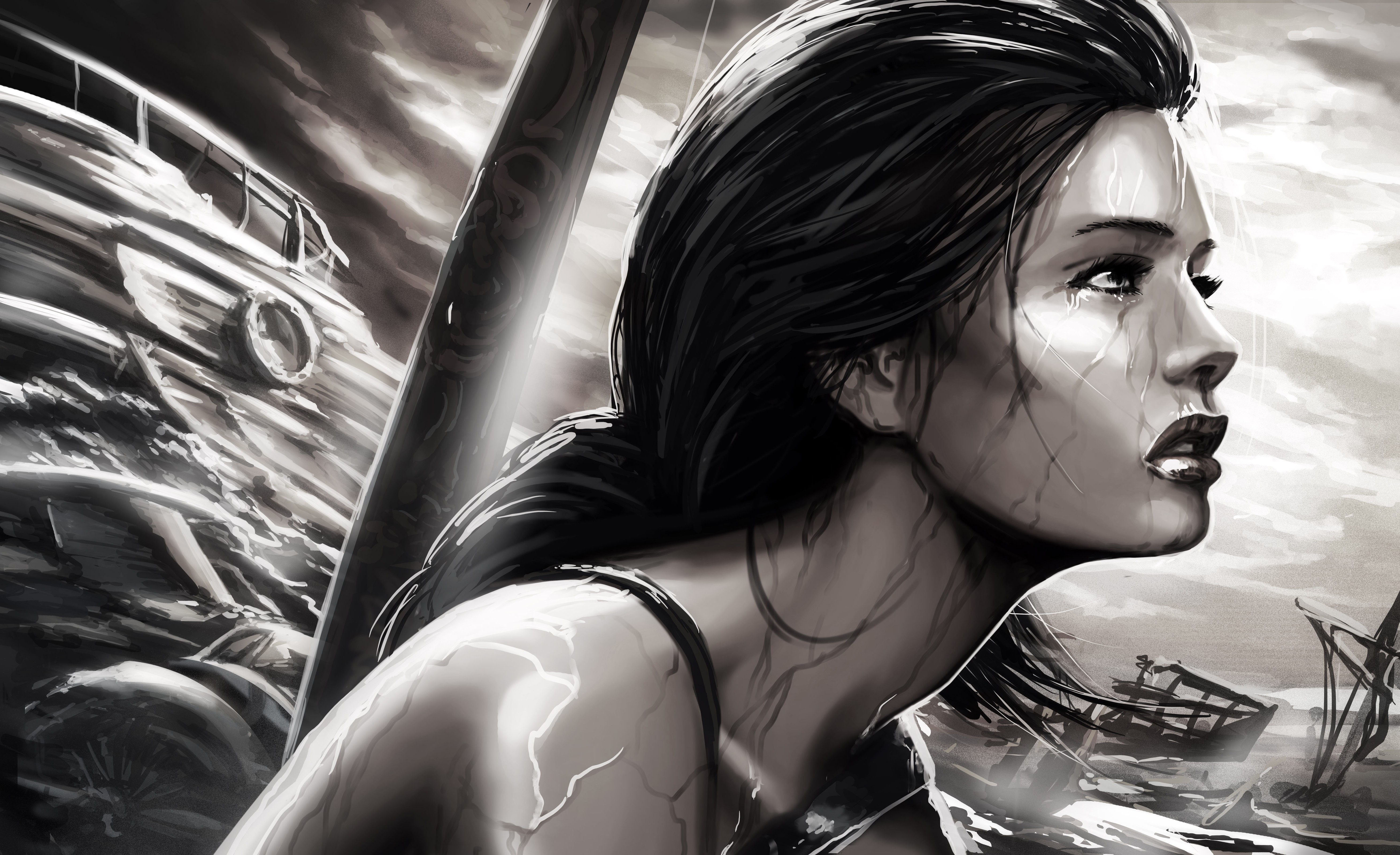 Lara Croft, Tomb Raider, Video Games, Artwork Wallpaper