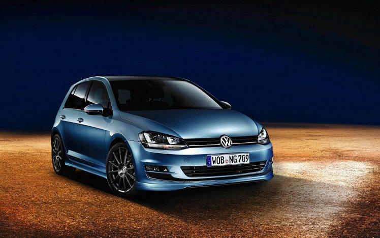 Volkswagen, Golf 7, Golf VII, Car, Blue Cars HD Wallpaper Desktop Background