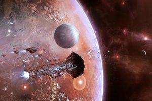 space, EVE Online, Amarr, Spaceship