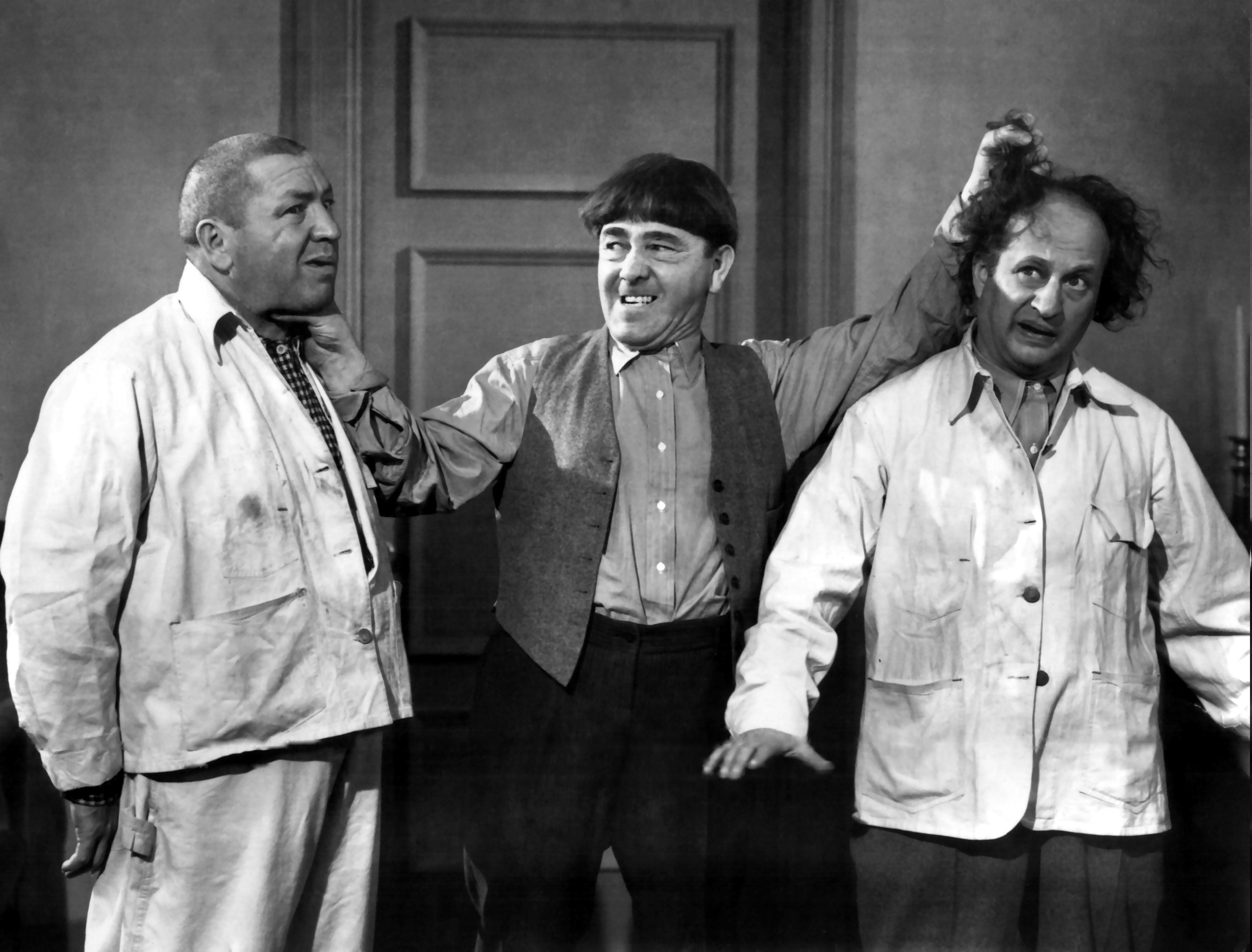 monochrome, The Three Stooges Wallpaper