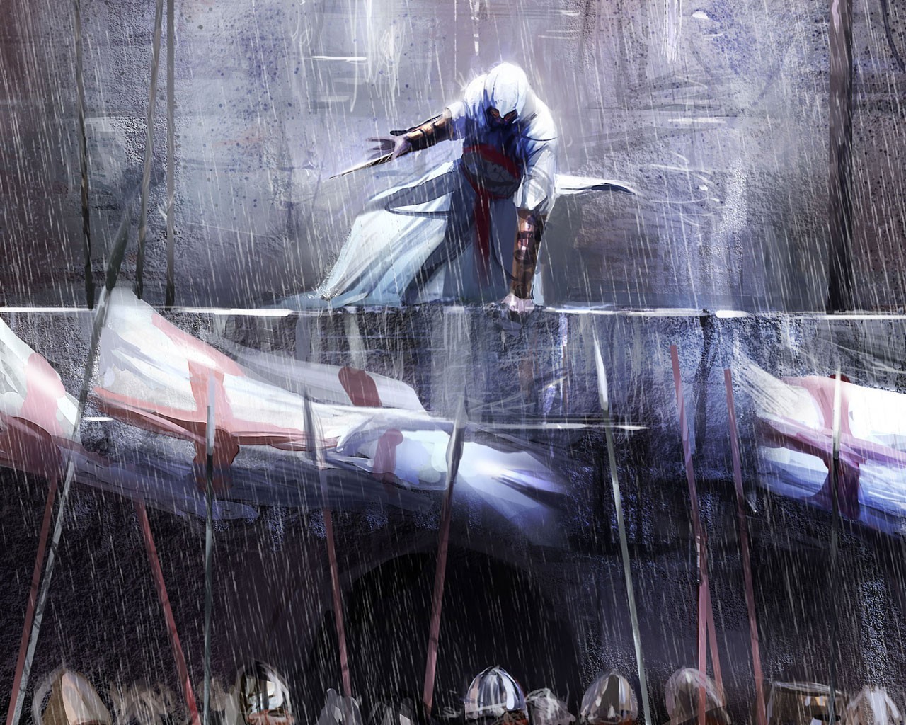 video Games, Rain Wallpaper