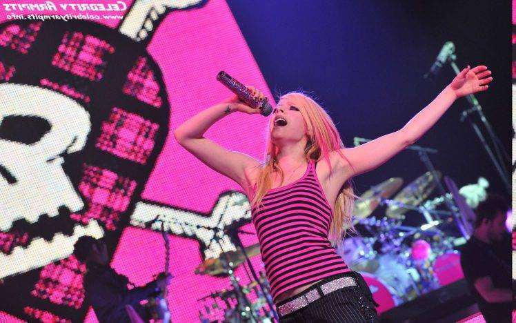 Avril Lavigne, Singer, Women, Blonde HD Wallpaper Desktop Background
