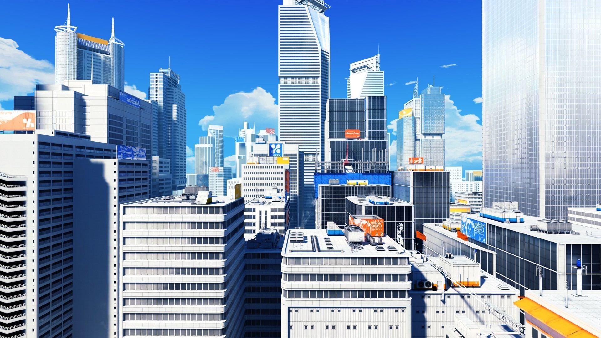Mirrors Edge, Screenshots, Video Games, Cityscape, Skyscraper ...