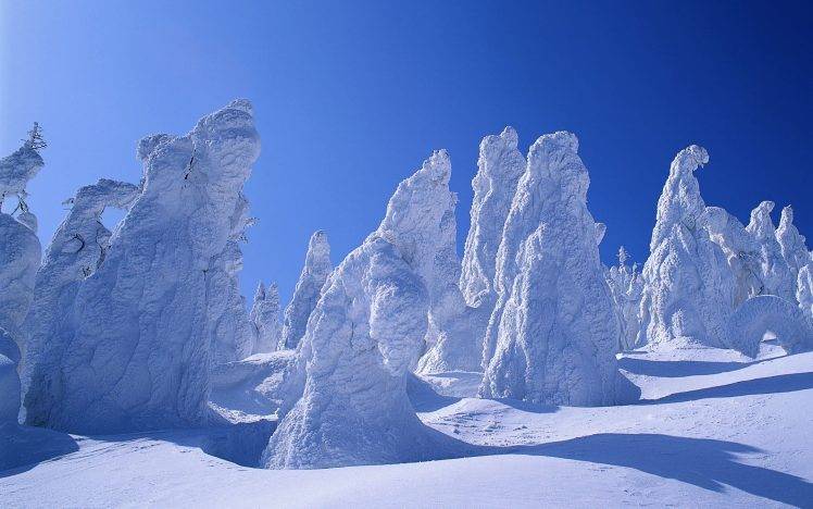 winter, Snow, Mountain, Ice, Nature HD Wallpaper Desktop Background