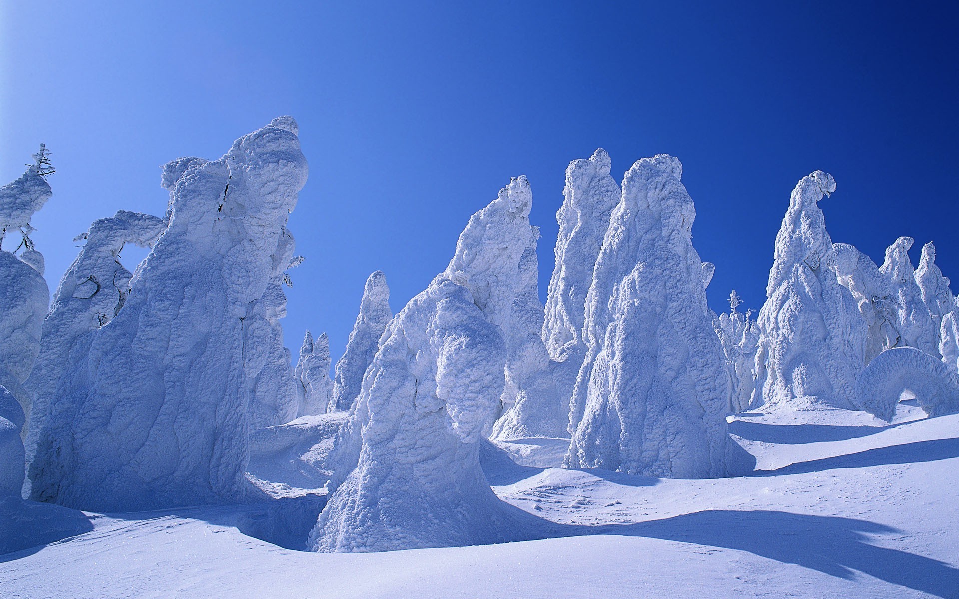 winter, Snow, Mountain, Ice, Nature Wallpaper