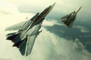 F 14 Tomcat, Grumman F 14 Tomcat, Aircraft, Warplanes, Video Games, Ace Combat 5: The Unsung War