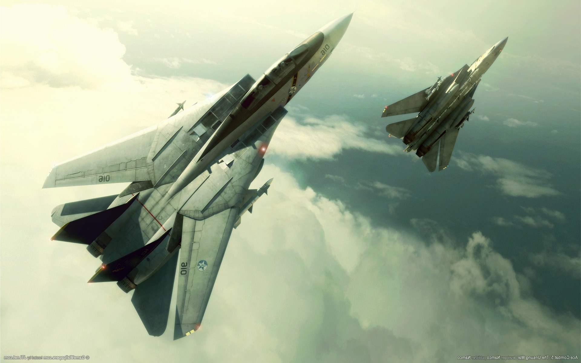 F 14 Tomcat, Grumman F 14 Tomcat, Aircraft, Warplanes, Video Games, Ace Combat 5: The Unsung War Wallpaper
