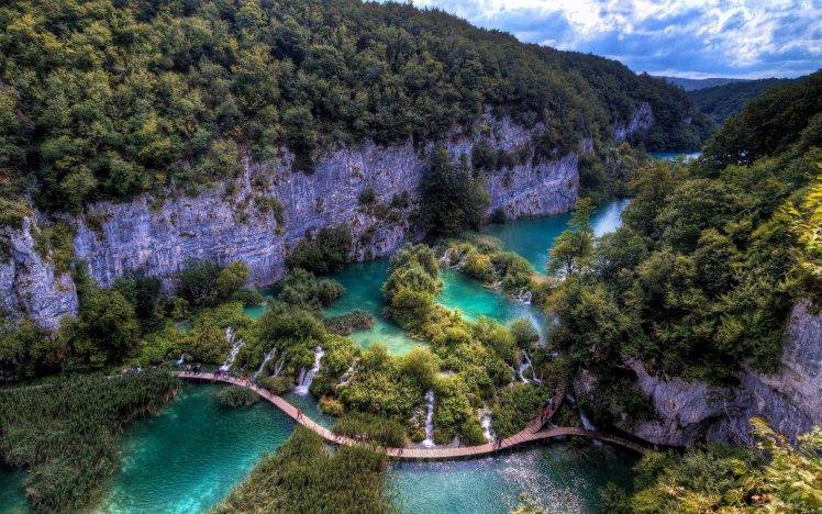 Croatia, Lake, HDR HD Wallpaper Desktop Background