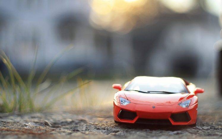car, Toys, Macro, Miniatures, Lamborghini HD Wallpaper Desktop Background