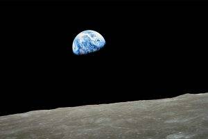 space, Moon, Earth