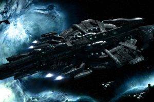 space, Spaceship, EVE Online, Science Fiction, Gallente