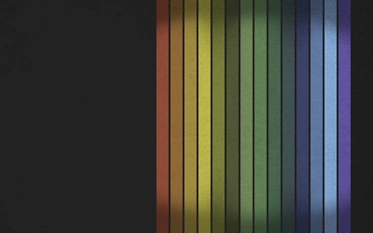 spectrum, Stripes, Abstract HD Wallpaper Desktop Background