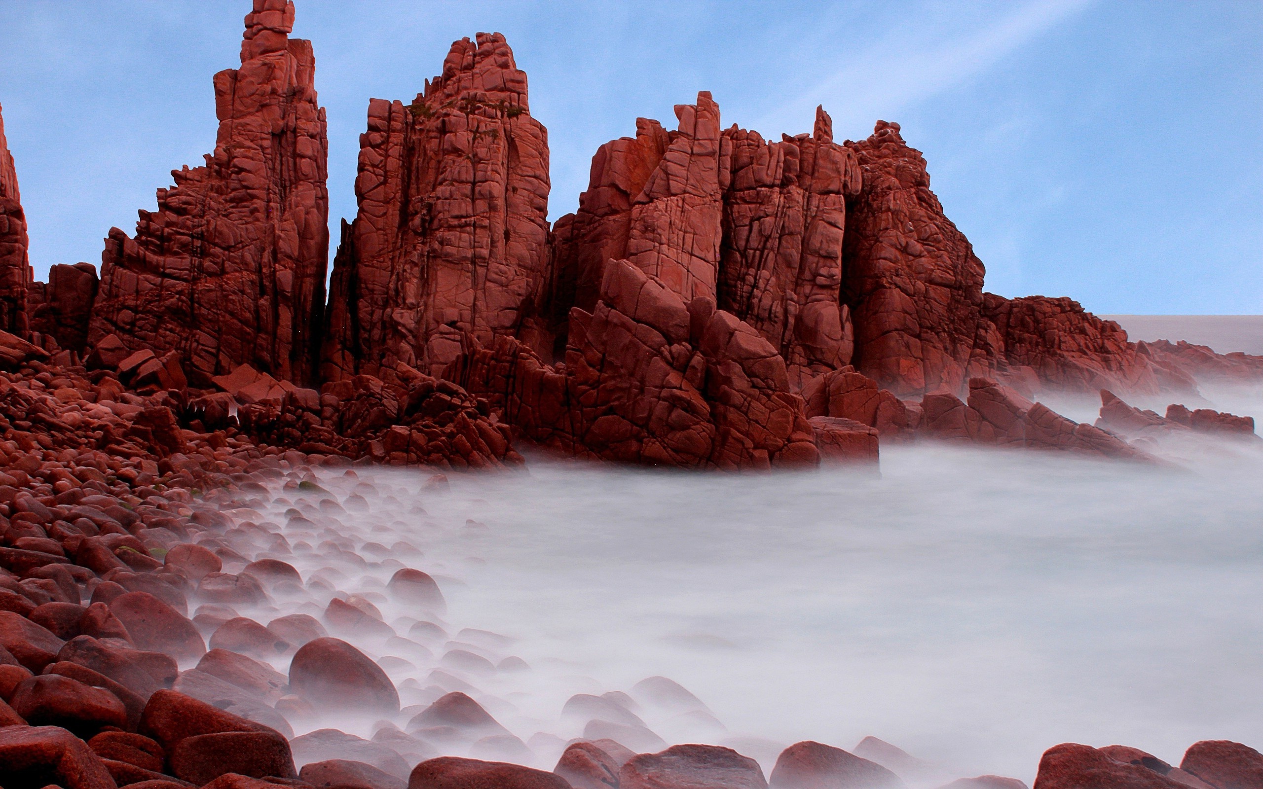 Australia, Landscape, Rock, Rock Formation, Nature, Coast, Long Exposure, Water, Beach, Sea Wallpaper