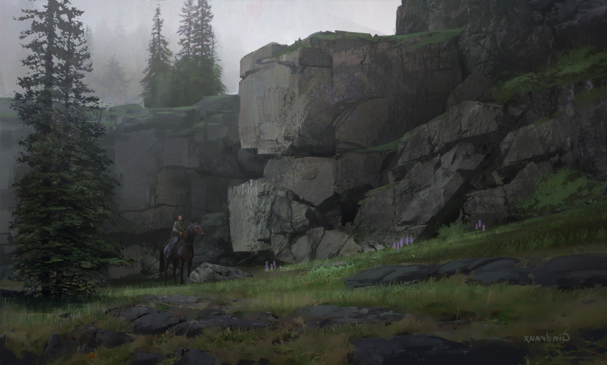 The Last Of Us, Concept Art, Video Games, Artwork, Nature, Digital 2D Wallpaper