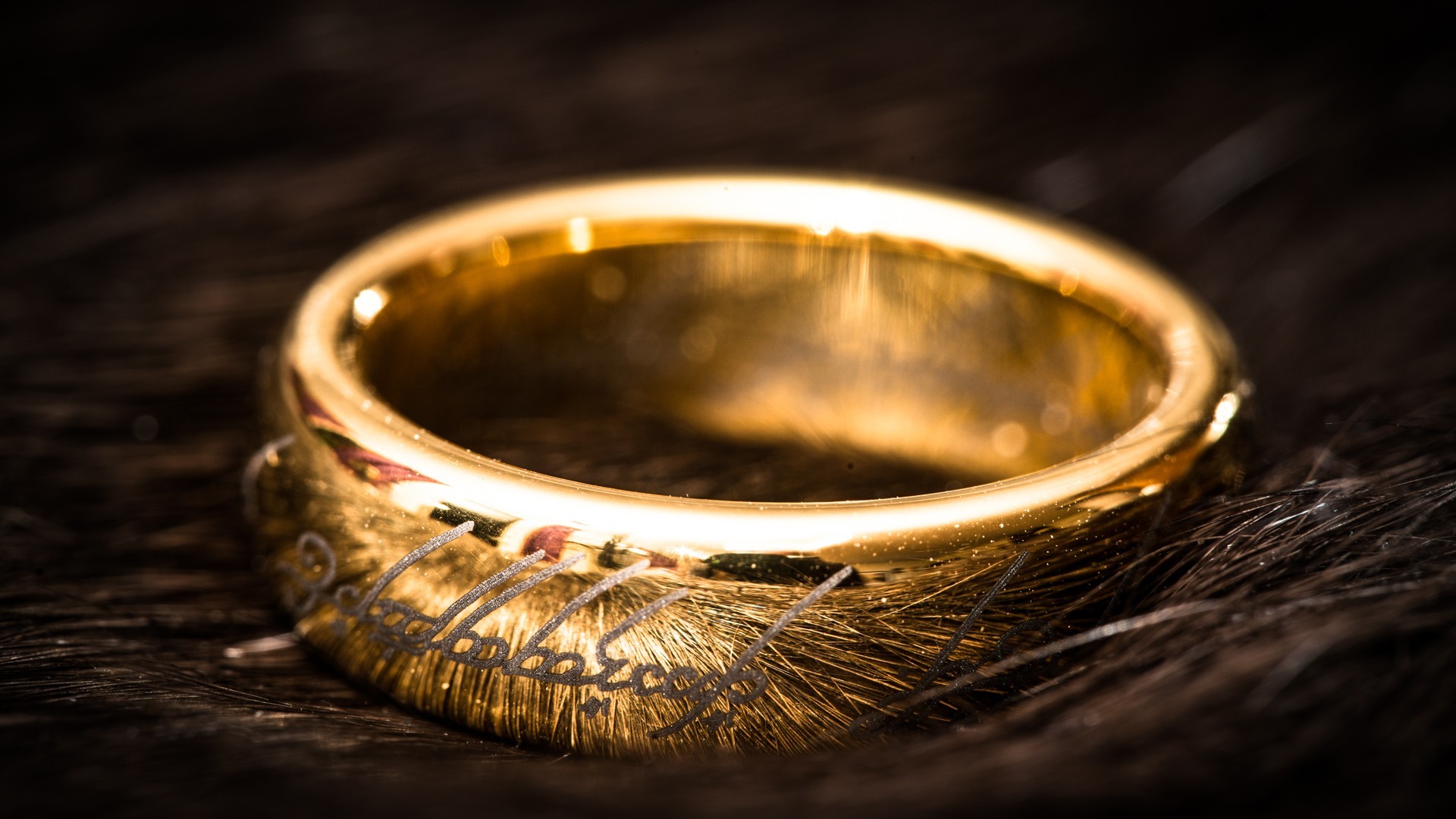 The Lord Of The Rings, Rings, Depth Of Field, The One Ring Wallpaper