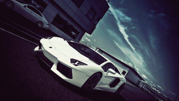 Lamborghini, Car, Sports Cars, White Cars, Vehicle HD Wallpaper Desktop Background