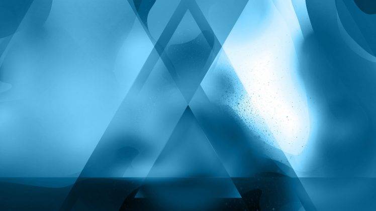abstract, Blue, Geometry HD Wallpaper Desktop Background