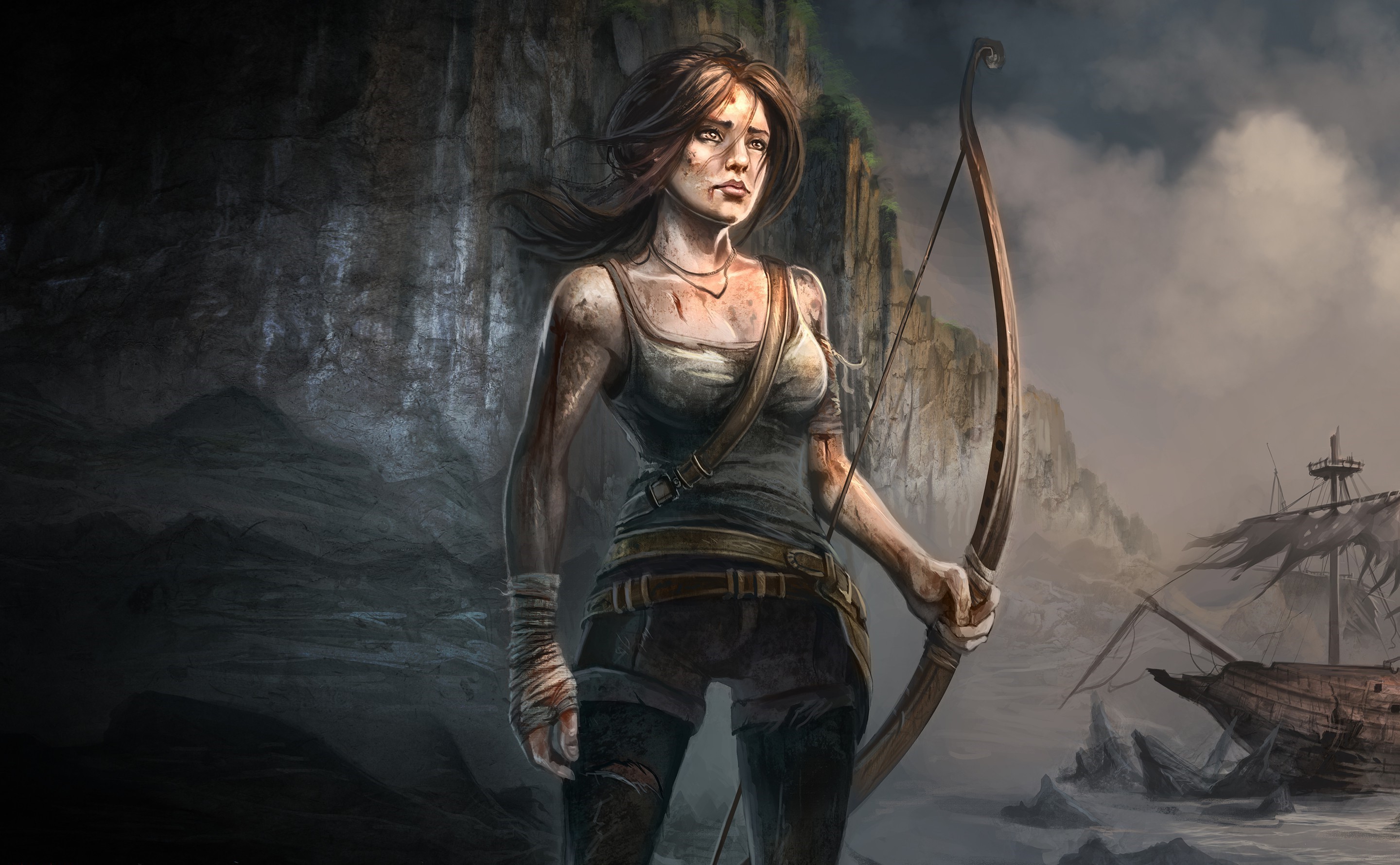 Lara Croft, Video Games, Artwork, Tomb Raider, Women Wallpaper