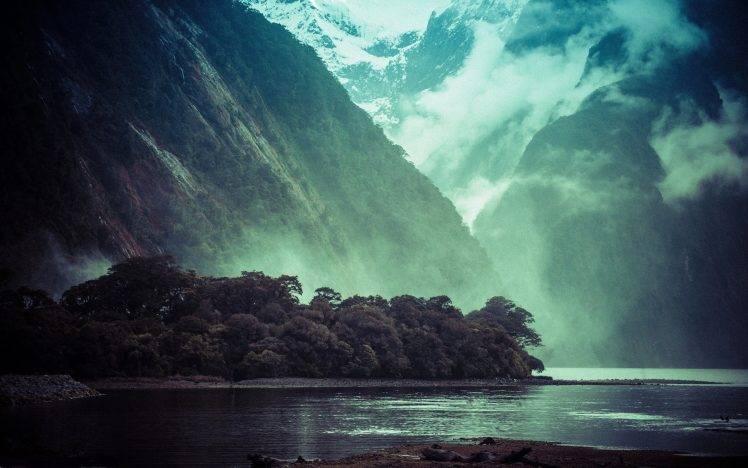 mountain, Nature, Lake HD Wallpaper Desktop Background