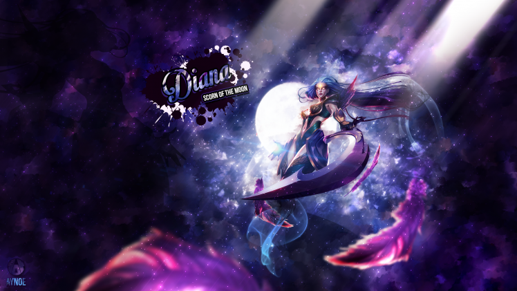 League Of Legends, Diana HD Wallpaper Desktop Background
