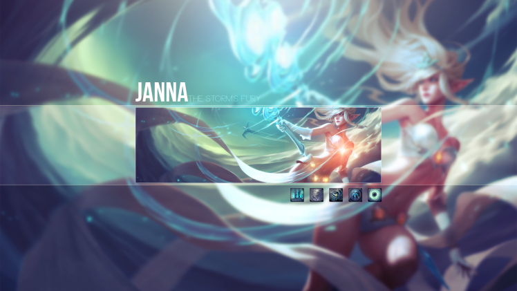 League Of Legends, Janna HD Wallpaper Desktop Background