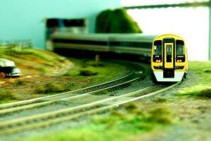 train, Railway, Tilt Shift, Old Car, Toys, Miniatures, Depth Of Field, Motion Blur