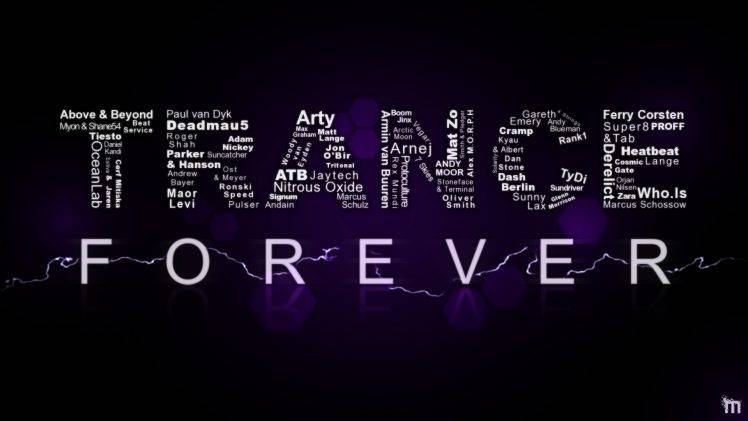 typography, Music, Trance Wallpapers HD / Desktop and Mobile Backgrounds