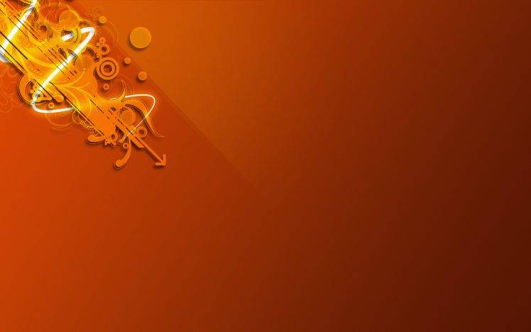 abstract, Lines, Orange, Simple HD Wallpaper Desktop Background