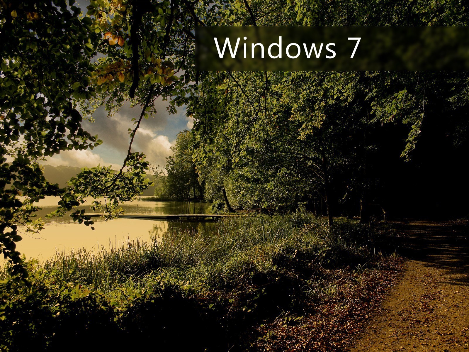 window, Landscape, Windows 7 Wallpaper