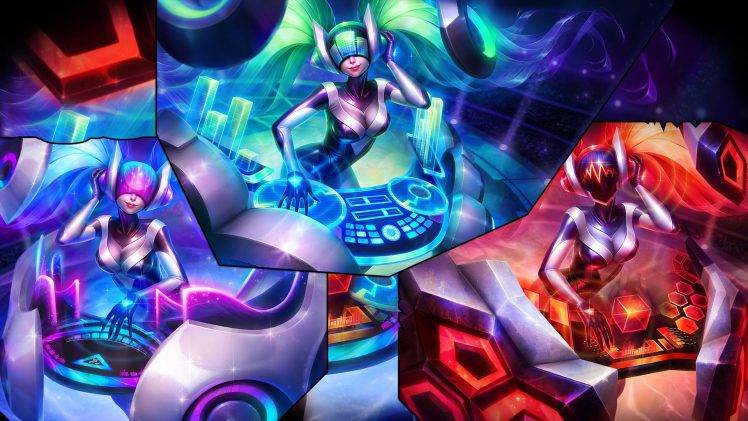 League Of Legends, Sona, DJ Sona HD Wallpaper Desktop Background