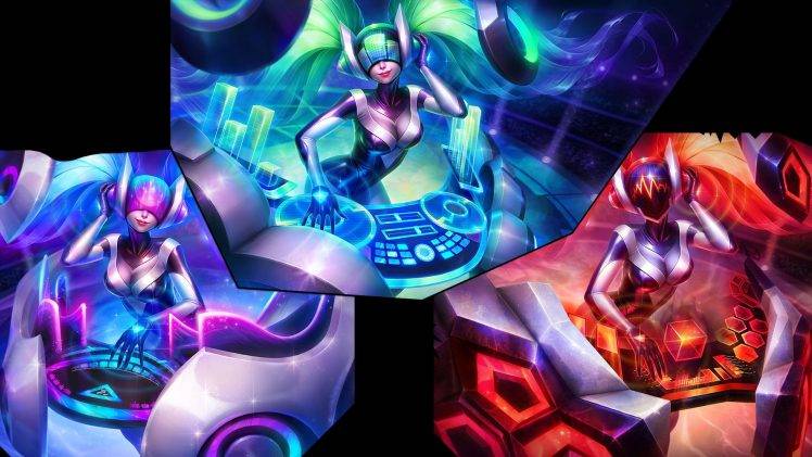 League Of Legends, Sona, DJ Sona HD Wallpaper Desktop Background