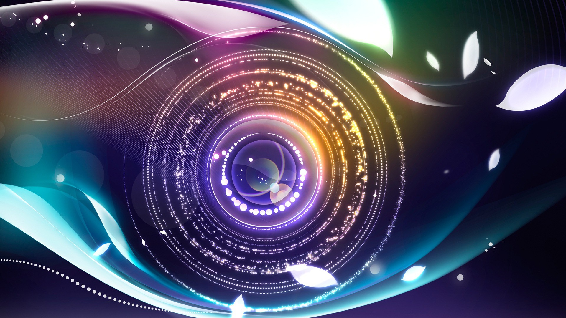 digital Art, Abstract, Circle, Colorful Wallpapers HD / Desktop and