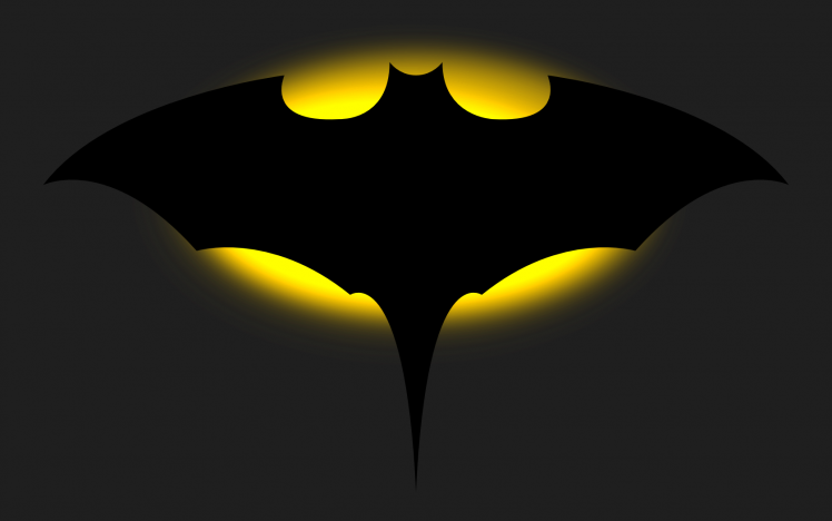 Batman, Bat Signal, Digital Art, Vector Art, Minimalism, Batman Logo HD Wallpaper Desktop Background