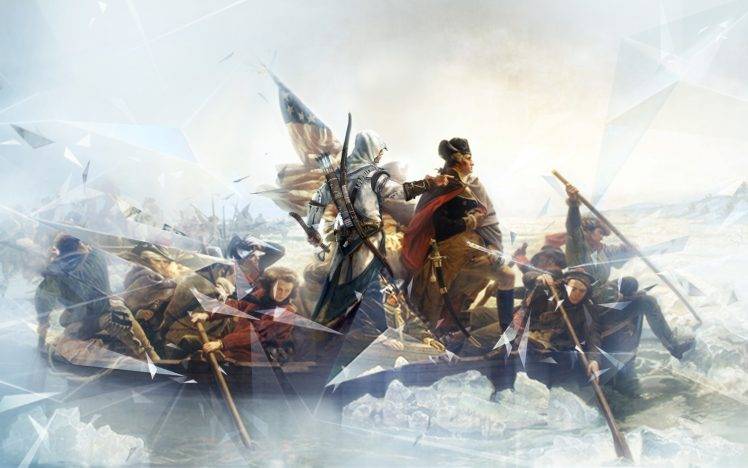 Assassins Creed, Assassins Creed 3, Assassins Creed III, Connor Davenport, George Washington, Video Games HD Wallpaper Desktop Background