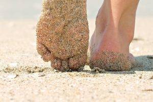 sand, Feet, Barefoot